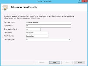 Certificate Request