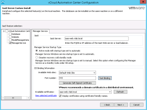 managerService Install